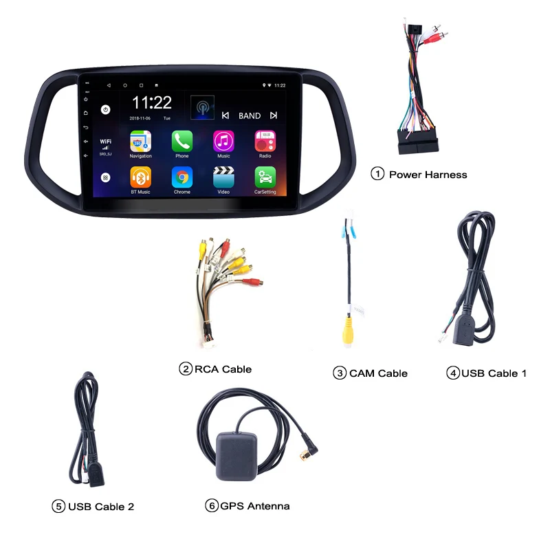 

Eastereggs 2 Din 10.1" Car Multimedia Player For Kia KX3 2014-2017 Android Car Radio Stereo GPS Navigation autoradio head unit