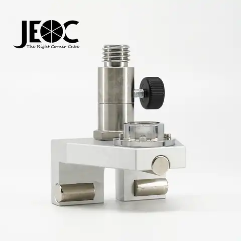 Магнитный рельсовый башмак JEOC с 5/8-дюймовым резьбовым креплением, основание призмы для мониторинга с сильным магнитом, для топографии желез...