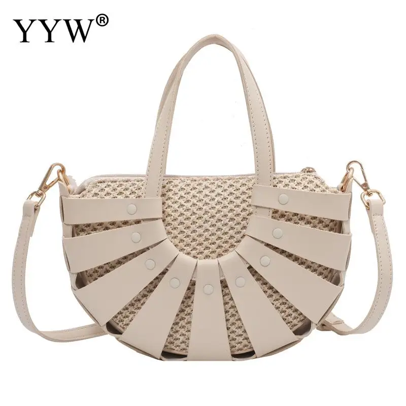 

Designer Moon Shaped PU Leather Shoulder Totes Top Handle Womens Hand Bag 2021 Women Brand Crossbody Bag for Women Messenger Bag