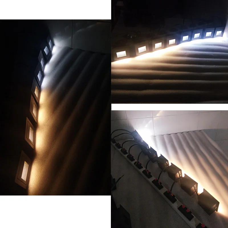 Светодиодный настенный светильник 5 Вт IP65 светодиодный ступенчатый встраиваемый