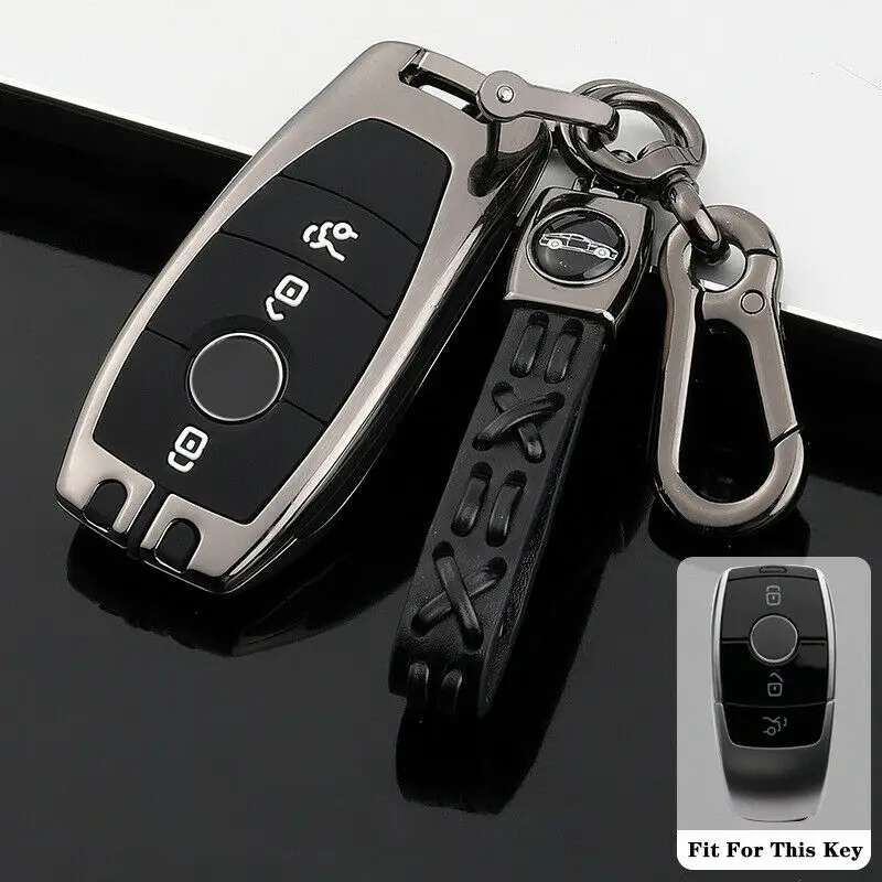 Металлический автомобильный брелок для ключей из цинкового сплава чехол