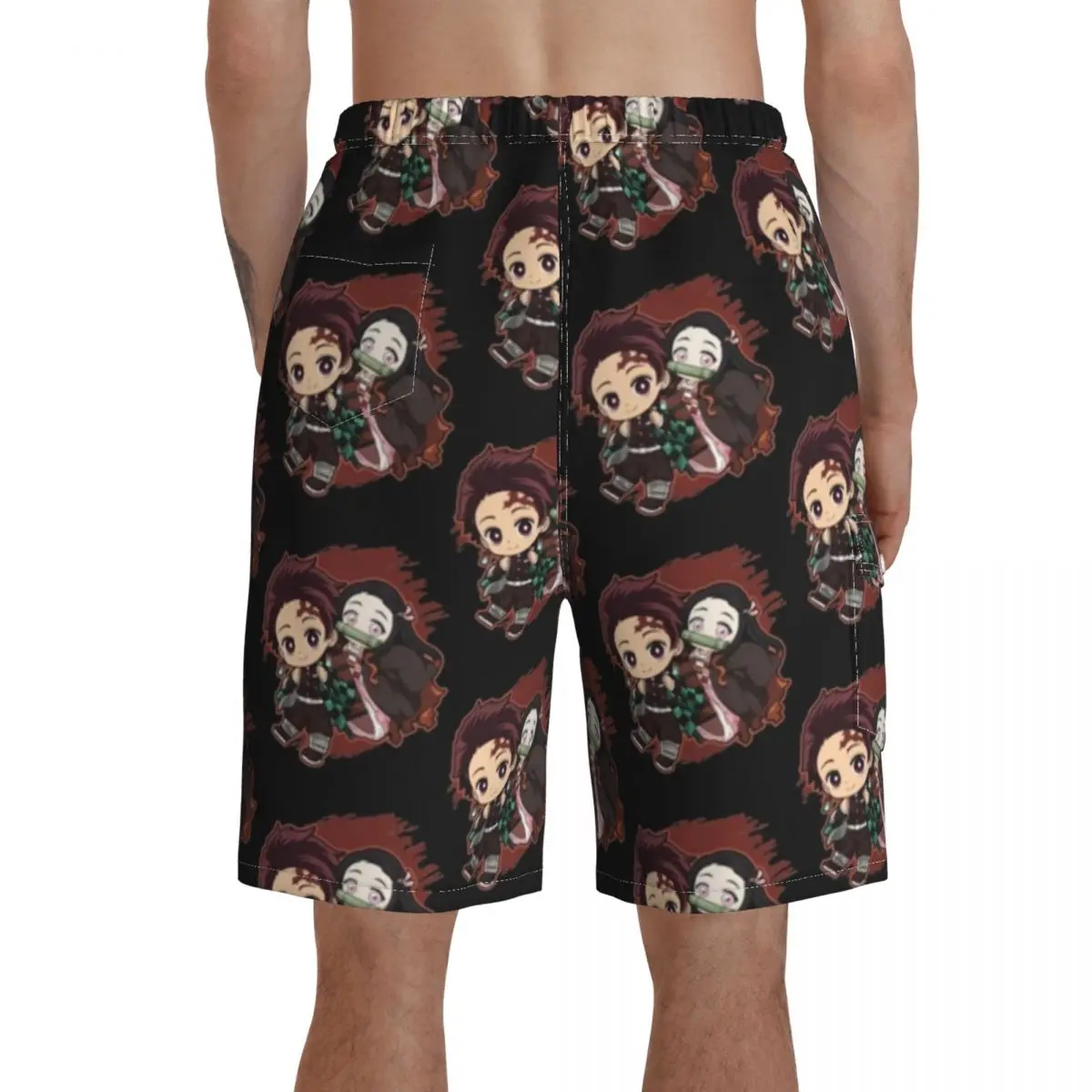

Nezuko Board Shorts Bathing Swimming Trunks Polyester Pattern Men Swim Trunks