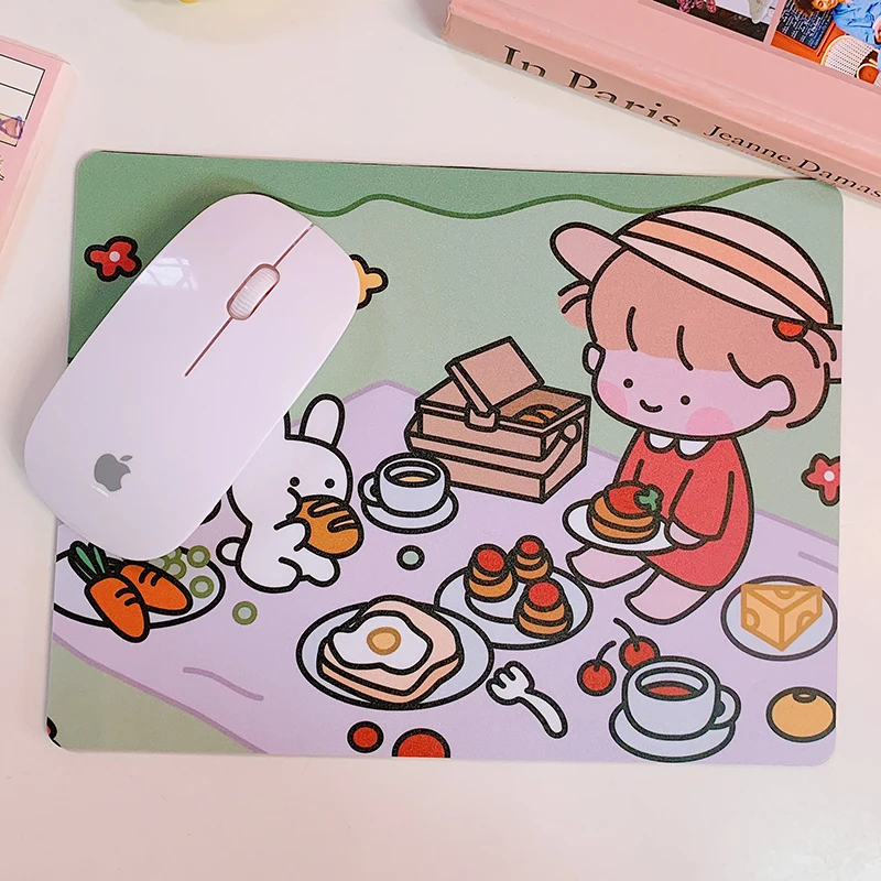 Милый мультяшный креативный мини-коврик для компьютерной мыши милый коврик