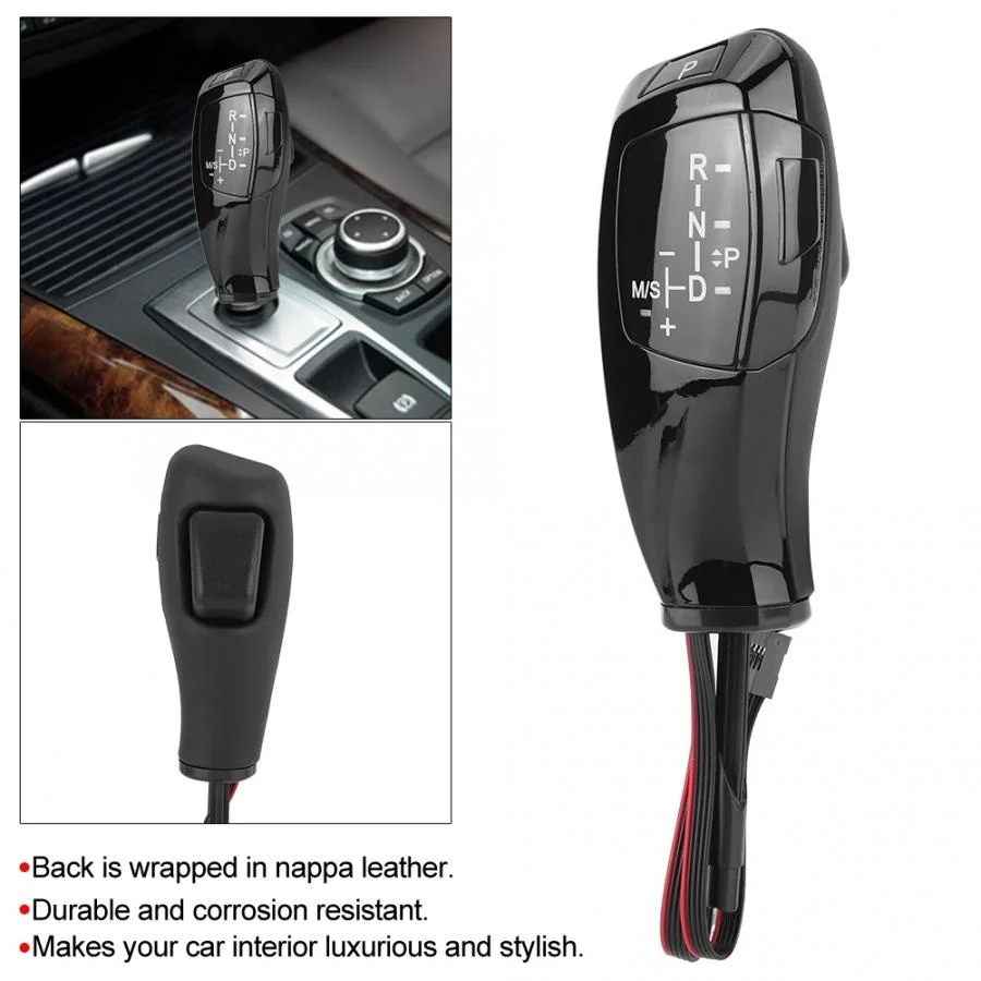 RHD LED Shift Knob Automatic Gear Shifter Lever Auto Accessory Fits for BMW E90 E91 E93 Right Hand Drive car accessories | Автомобили и