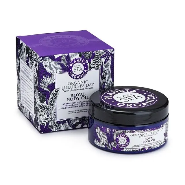 Ароматный питательный крем-баттер для тела Planeta Organica ROYAL SPA