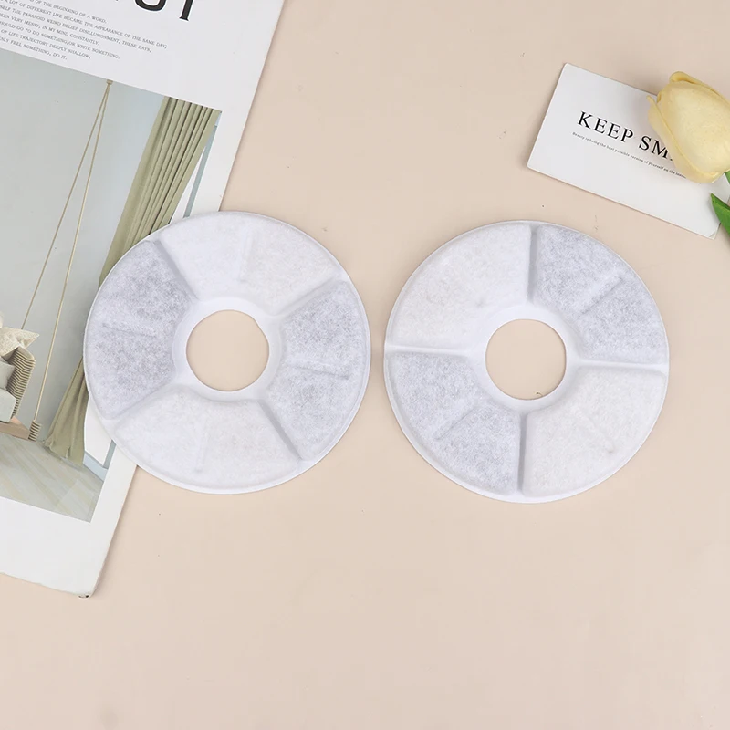 

2 pcs Replacement Activated Carbon Filter For Cat Water Drinking Fountain