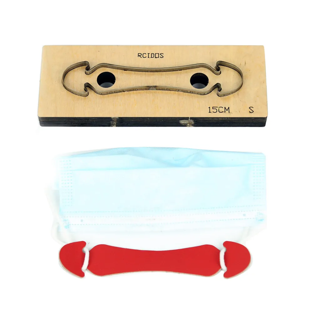 

RCIDOS Head Rope sleeve design Leather cutting die, Japan Steel Blade wood cutter plate ,15/18/20cm,1pcs price