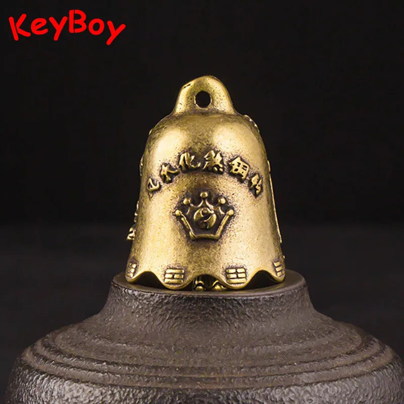 Ретро латунь Feng Shui колокольчик брелок кулон ювелирные изделия новый дизайн медь