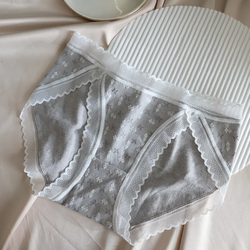 Женские бесшовные кружевные трусы Комфортные летние с низкой посадкой | Женская