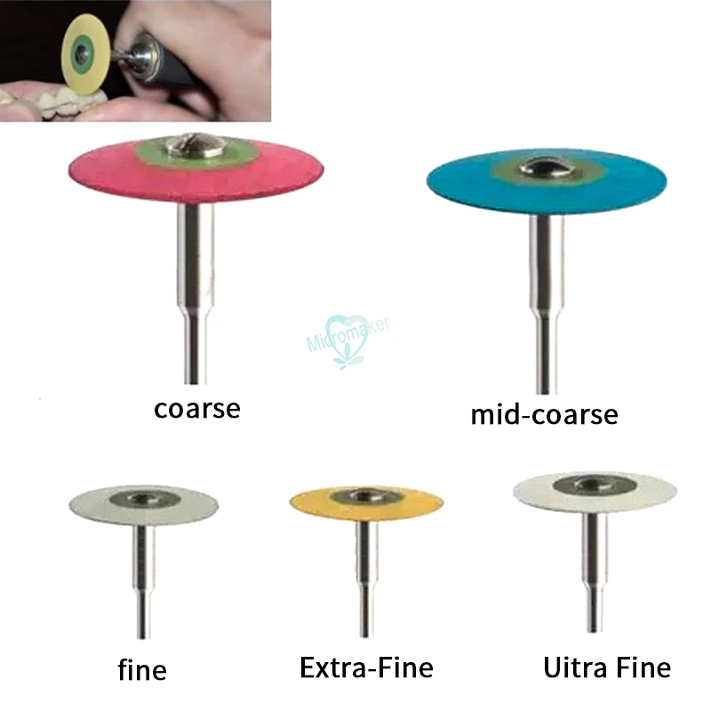 1 шт. зубные Алмазные полировальные колеса полировка циркония из драгоценного