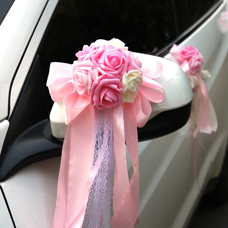 Автомобильная дверная ручка цветок товары для свадьбы вечеринки фестиваля 1 шт.
