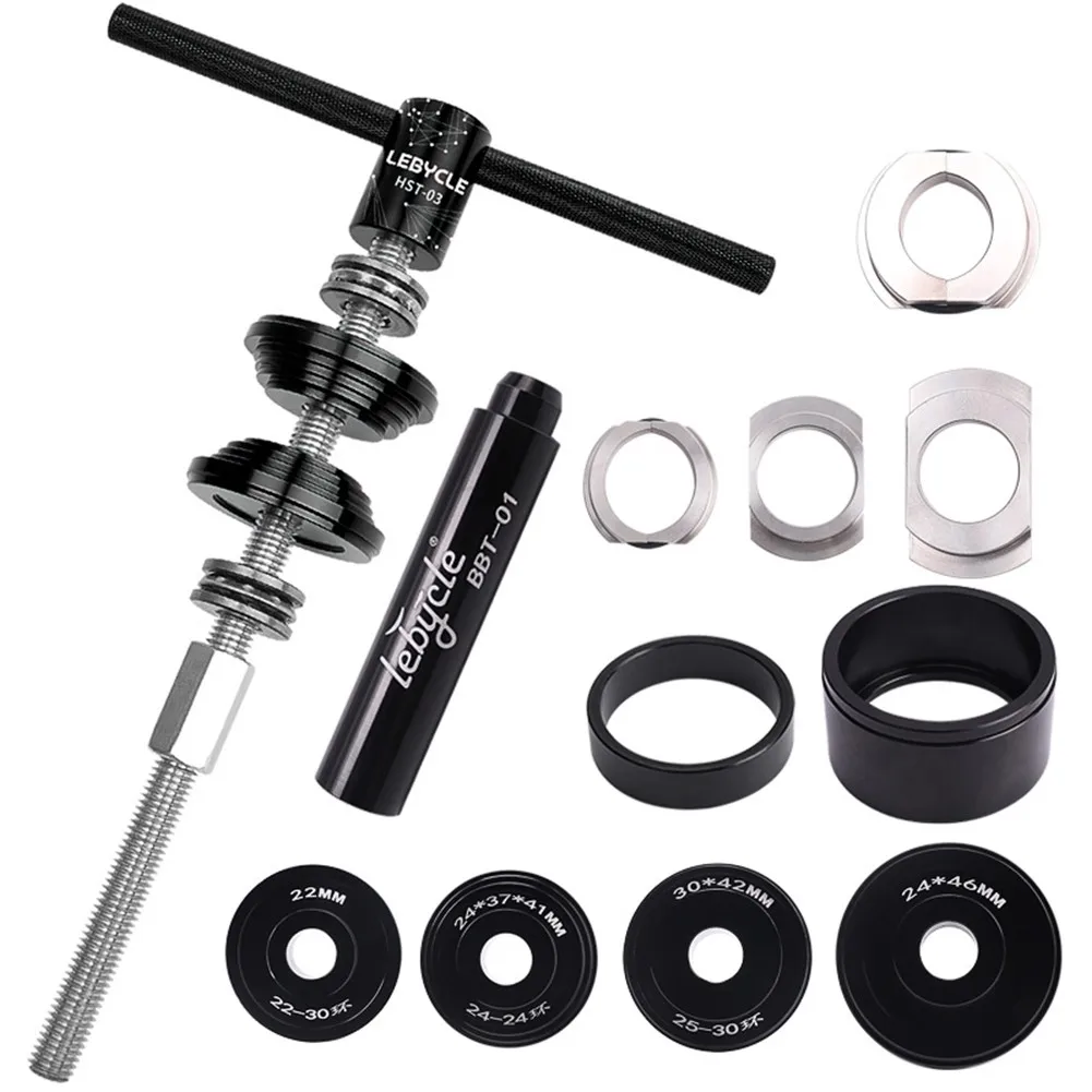 

Bike Bicycle Bottom Bracket Install & Removal Tool Kit For BB86/BB30/BB92/PF30Aluminum Alloy Mountain Bike Road Fixed Gear