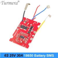 li ion lithium battery bms 6s 25v 30a 18650 battery screwdriver shura charger protection board fit for drill 21 6v 25v turmera a