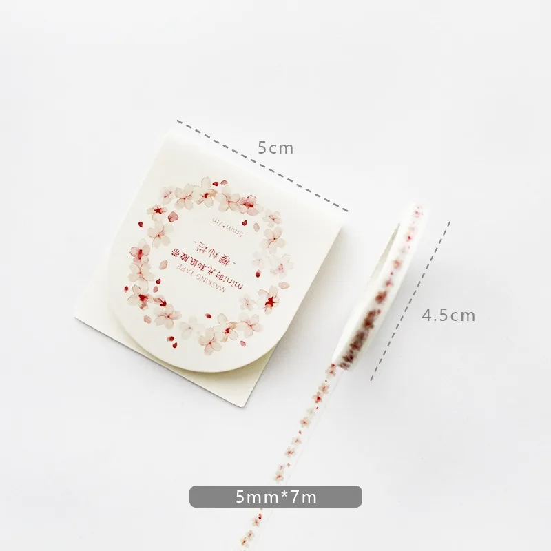 0 5 см ультра-тонкий бумажная лента сделай сам Скрап этикетка наклейка с