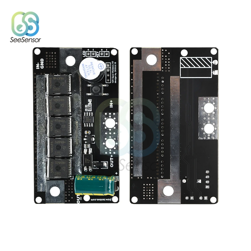 Портативный Аппарат для точечной сварки печатных плат с аккумулятором 12 В