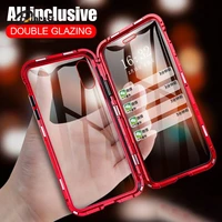 360 magnetic case for iphone 11 pro max xs max case tempered glass protector case for iphone x xr 6 6s 7 8 plus se2 2020 case