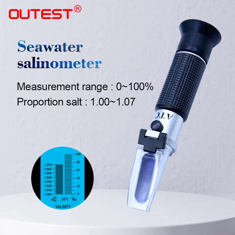 RZ120 автоматический рефрактометр оптический измеритель солености 0 100%