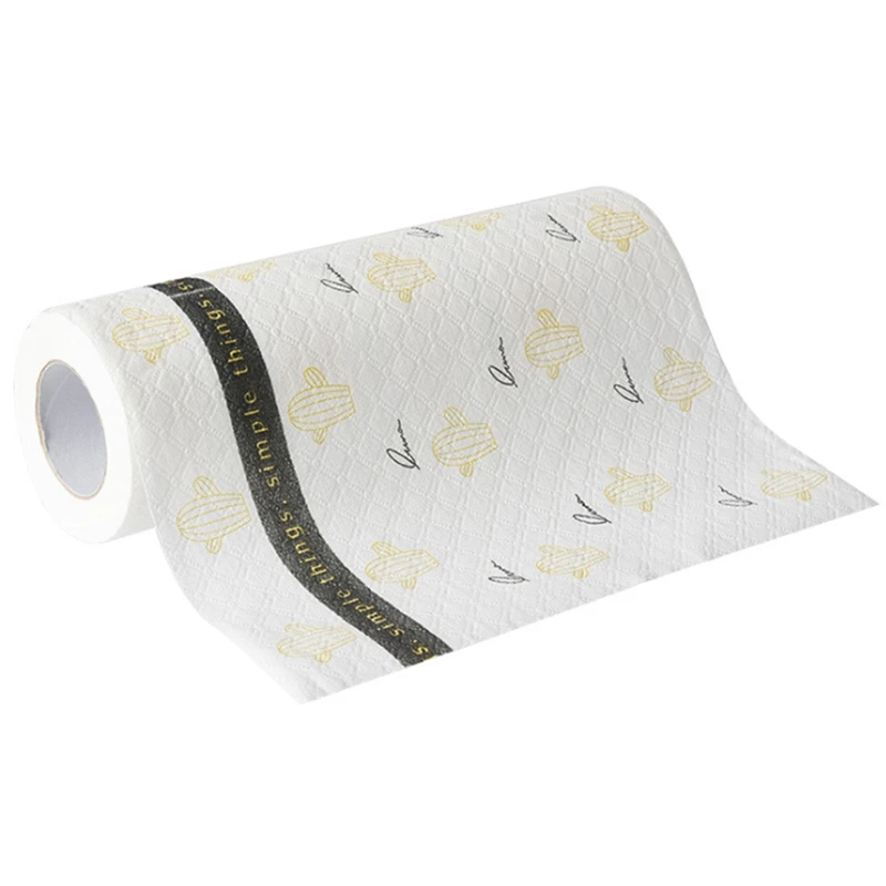 

Kitchen Paper Towels, Wet and Dry Cleaning Cloth Reusable Strong Oil-Absorbing Paper Towels, Kitchen Paper Cactus Style
