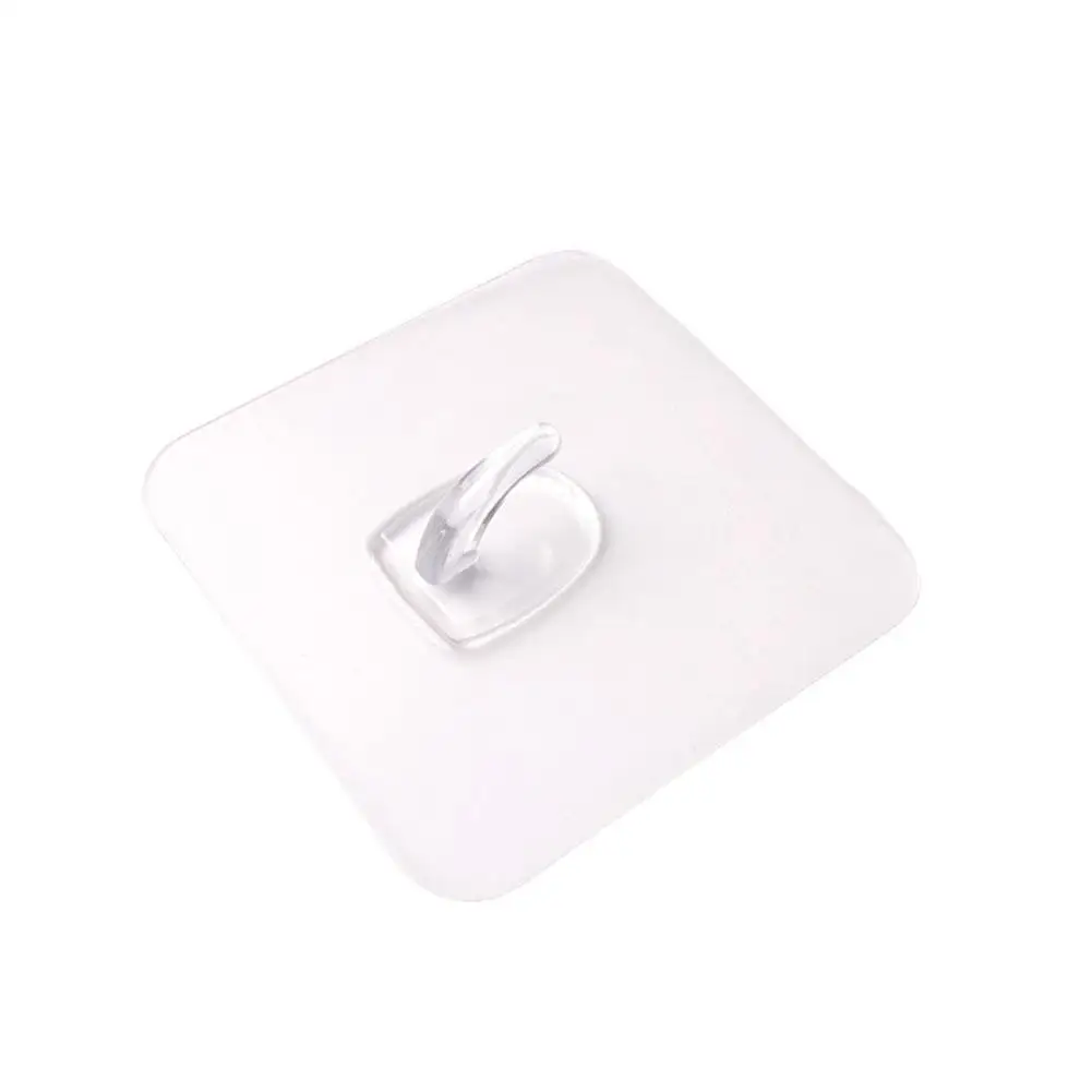 

1pcs Waterproof multi-functional sticky hook transparent artifact behind hanging hook the seamless bathroom strong kitchen home