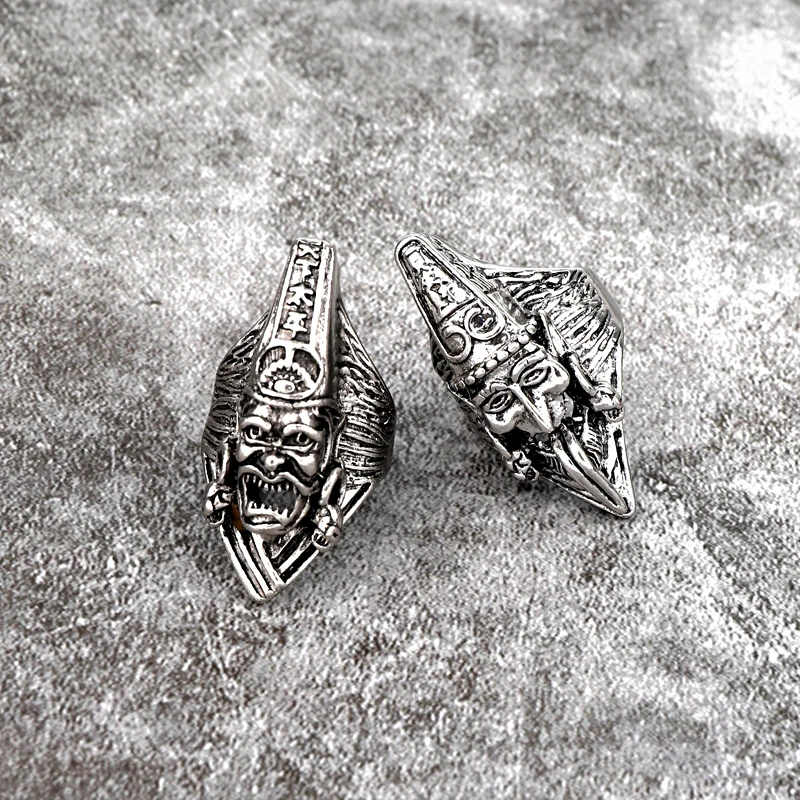 1 шт. мужское винтажное панк известное кольцо с привидением готическое забавное