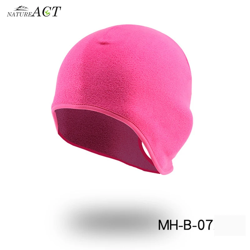 MHB Rose Red Уличная спортивная теплая ветрозащитная шапка для бега, катания на лыжах, велосипедная шапка, шапочка для осени и зимы, шапка для катания на лыжах, ветрозащитная термальная шапка для верховой езды - Цвет: MHB Rose Red
