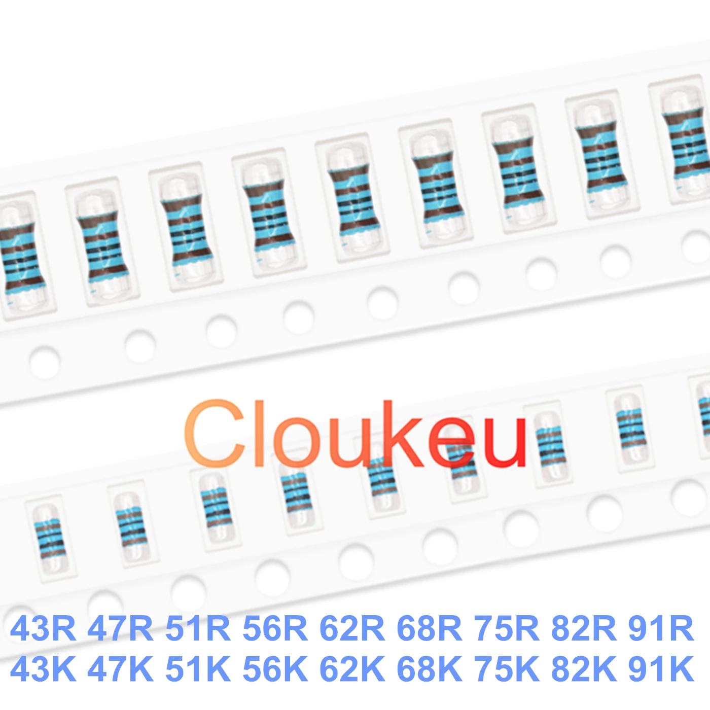 Прецизионное сопротивление CSR 0204 1206 0207 1% 43R 47R 51R 56R 62R 68R 75R 82R 91R 43K 47K 51K 56K 62K 68K 75K 82K 91K |