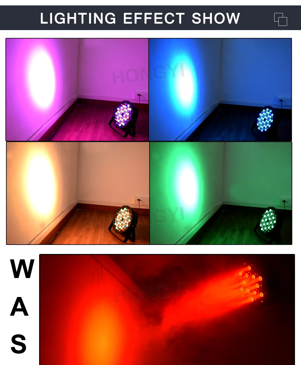 Led Par Can 54X3W RGBW для вечерние для дискотеки, клуба