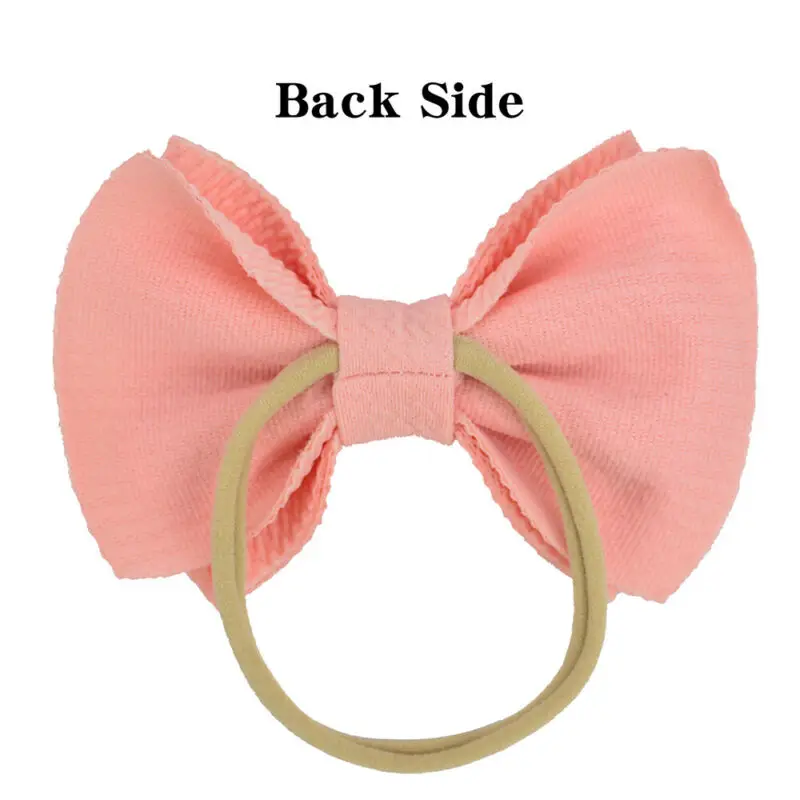 

1Pcs Sweet Infants Newborn Baby Toddler Girls Solid Double Bow Hair Band Kids Headband Headwear 14 Colors