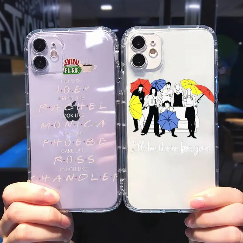 

Central Perk Coffee friends tv show Phone Case For iphone 13 12 11 8 7 plus mini x xs xr pro max Transparent soft