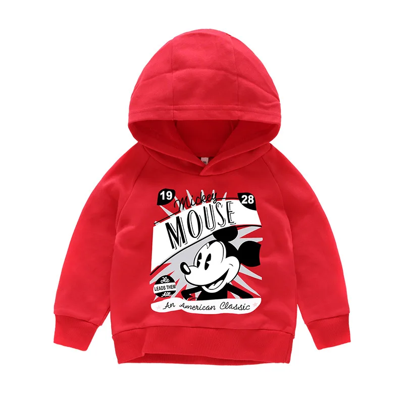 Одежда для маленьких мальчиков с Микки Маусом топы длинным рукавом детские