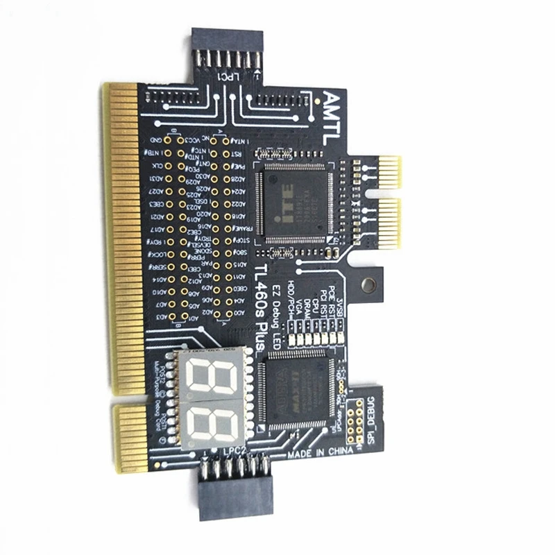 TL460S Diagnostics Card,Analyzer Diagnostic Card for Laptop Desktop Black Motherboard Tester Motherboard