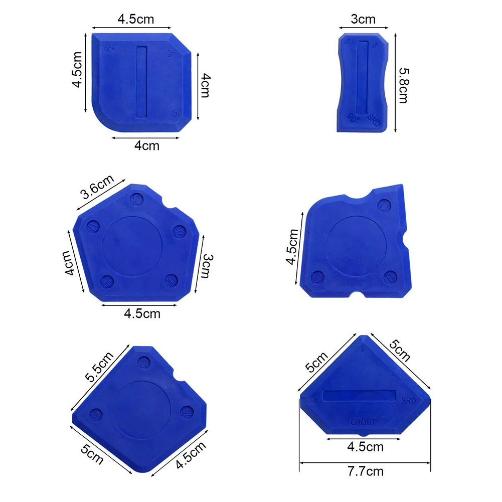 

3 In 1 Edge Home Bathroom Kitchen Silicone Remover Caulking Tool Kit Multifunctional Frames Floor Sealant Joint Sealing Scraper