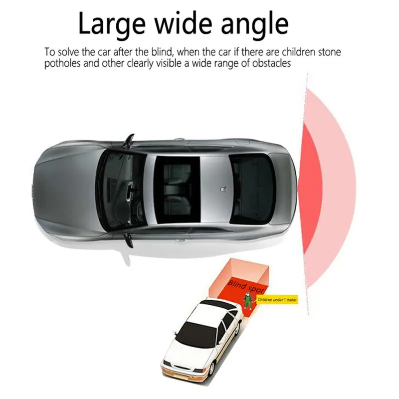 

For CCD HD Car Rear View Camera Backup Reverse Universal Camera European License Plate Frame Night Vision with 170 degree 4 LED