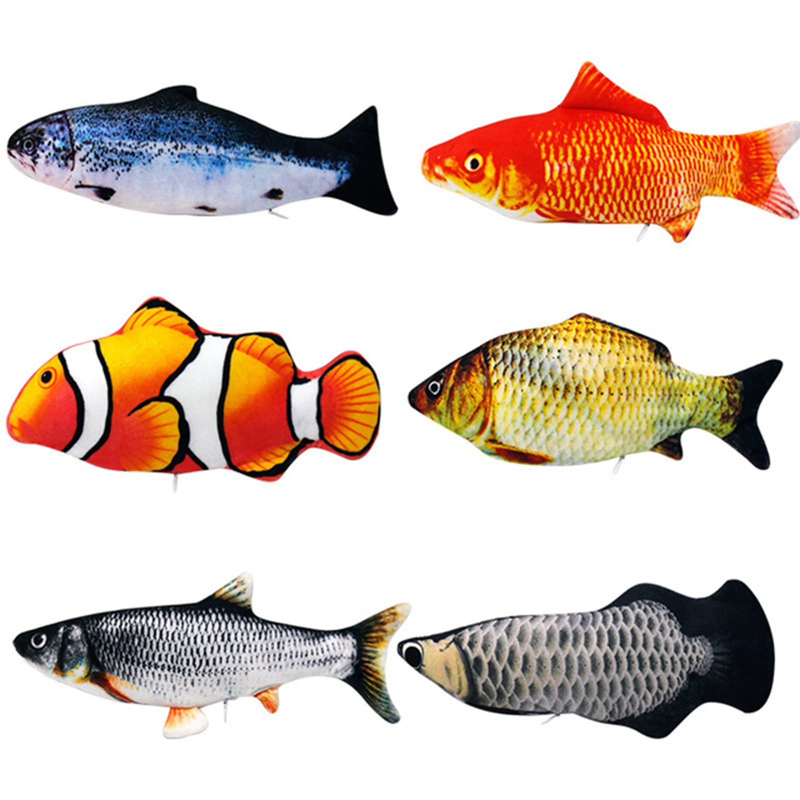 Мягкая рыба электрическая для кошек зарядка через Usb | Дом и сад