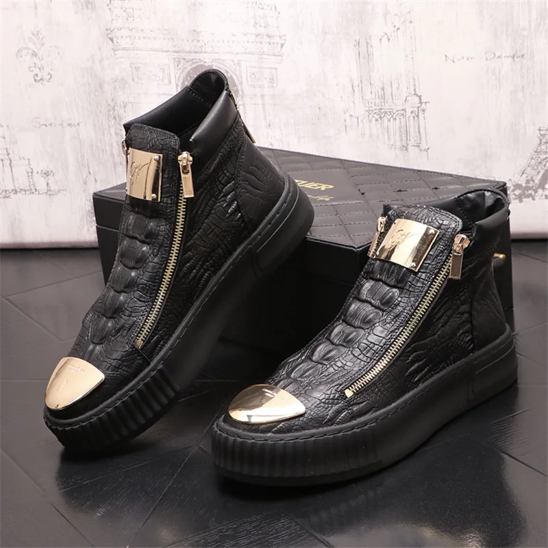 

Туфли мужские высокие, Роскошные Очаровательные, повседневные дизайнерские лоферы, плоская подошва, для выпускного вечера, белые