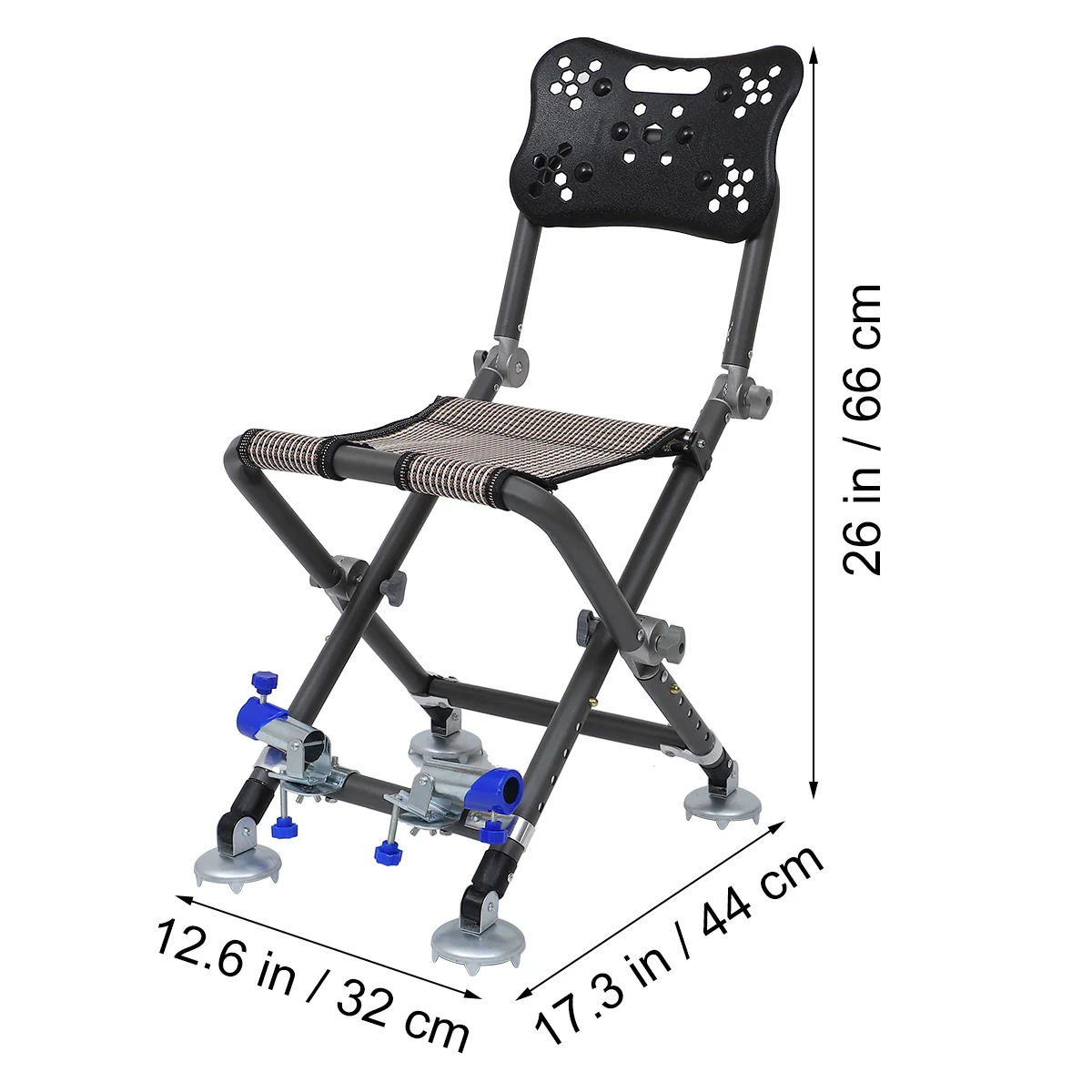 구매 1pc 야외 낚시 의자 접는 낚시 라운지 의자 휴대용 캠핑 의자