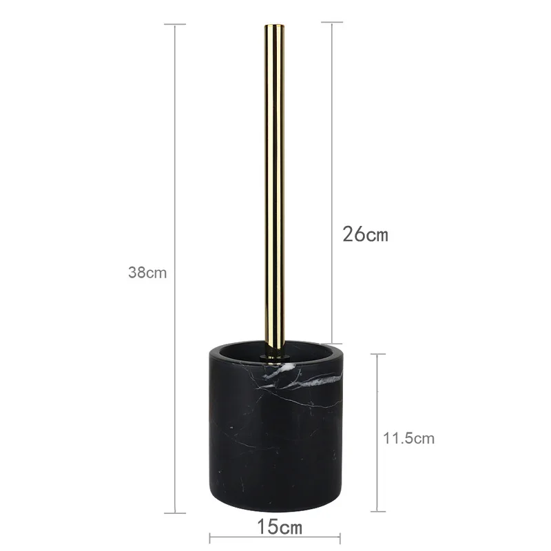

Bathroom Toilet Brush Set Marble Bathroom Cleaning Tool For Bathroom Sink Type Toilet Brush Holder Golden Bathroom Accessories