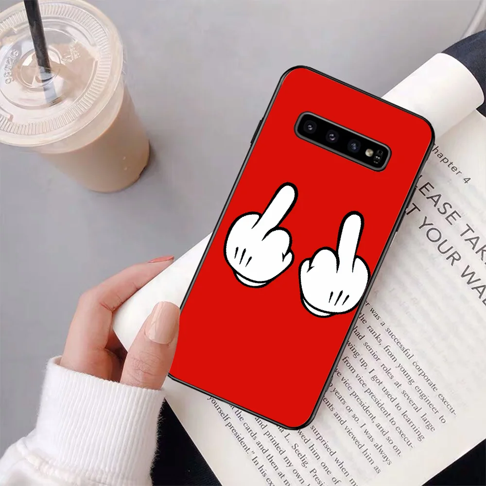 NBDRUICAI крутой Симпатичный черный ТПУ мягкий резиновый чехол для телефона Samsung S9 plus