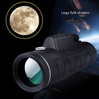 mini hd 40x60 monocular portable day night vision phone telescope for outdoor hunting camping bird watching travel