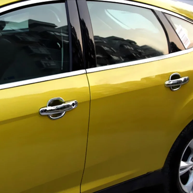 

Хромированная крышка дверной ручки из АБС-пластика, отделка, украшение для Ford Focus 2012, для Kuga 2013, автомобильные аксессуары