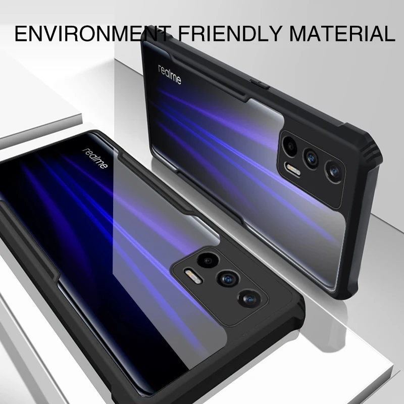 Rzants For World Premiere Realme GT 5G Mater Edition Version Case Hard [Blade] Shockproof Slim Crystal Clear Cover funda Casing