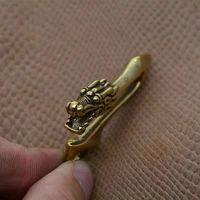 soild brass dragon head keychains gothic key ring and ring pendant keyring for car rings bag decor