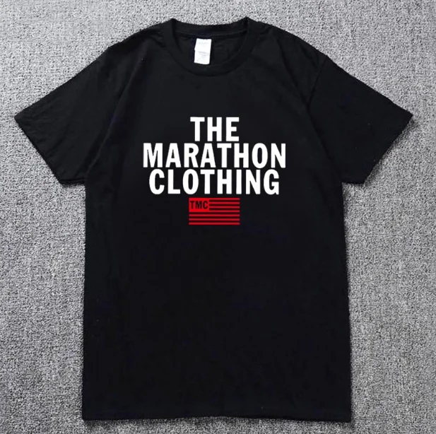 Футболки Nipsey Hussle The Marathon TMC мужская одежда в стиле хип-хоп популярная мужская футболка Топ Футболка
