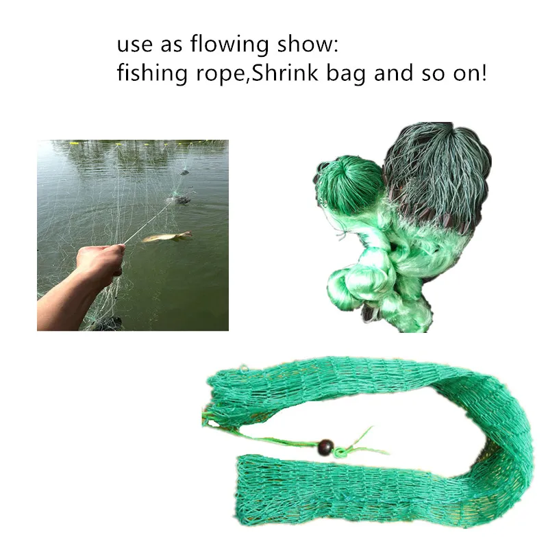 2 полиэтиленовые веревки для рыболовной сети клетка креветок веревка рыболовных