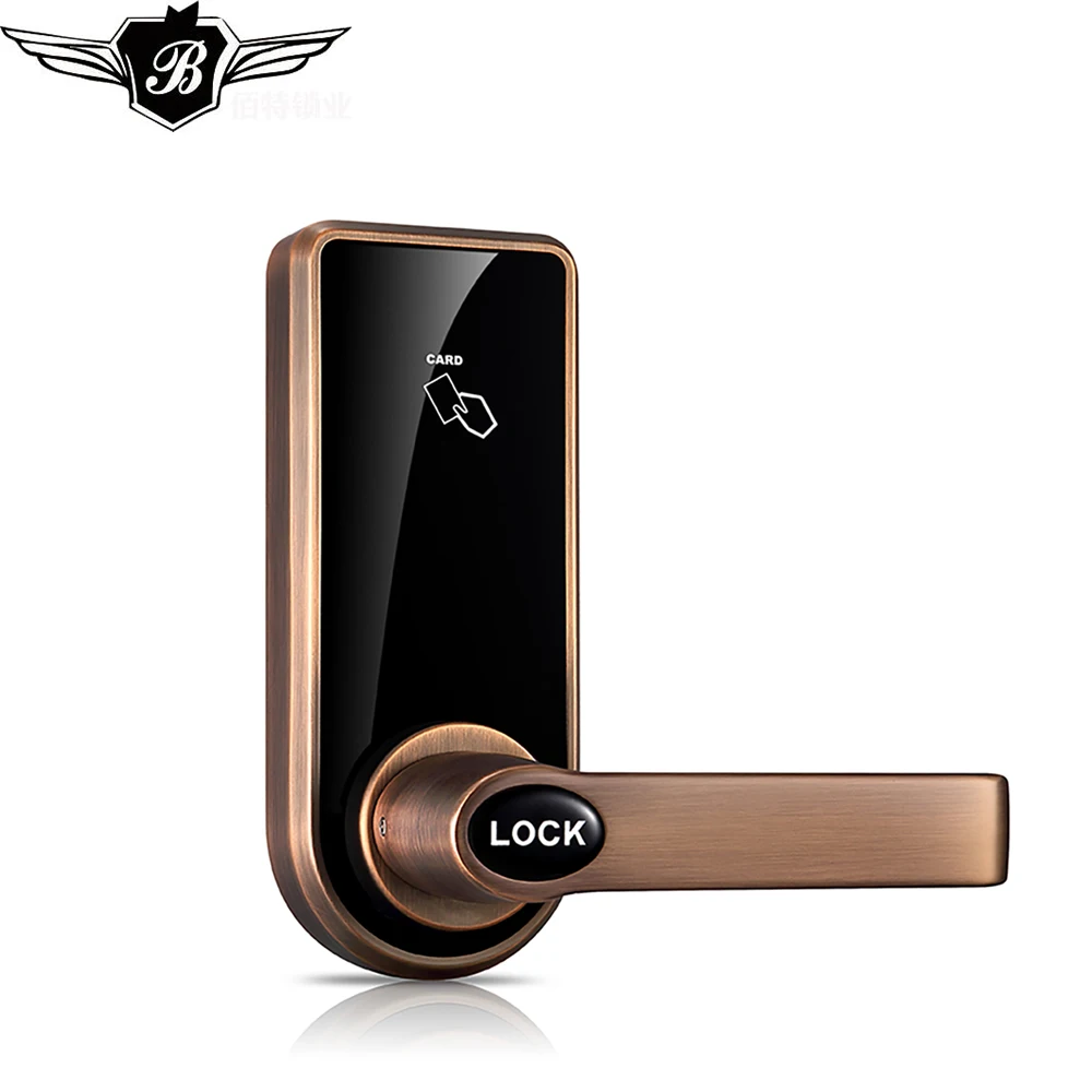 Умный Цифровой RFID отель электронный лучший дверной замок с ручками для отеля