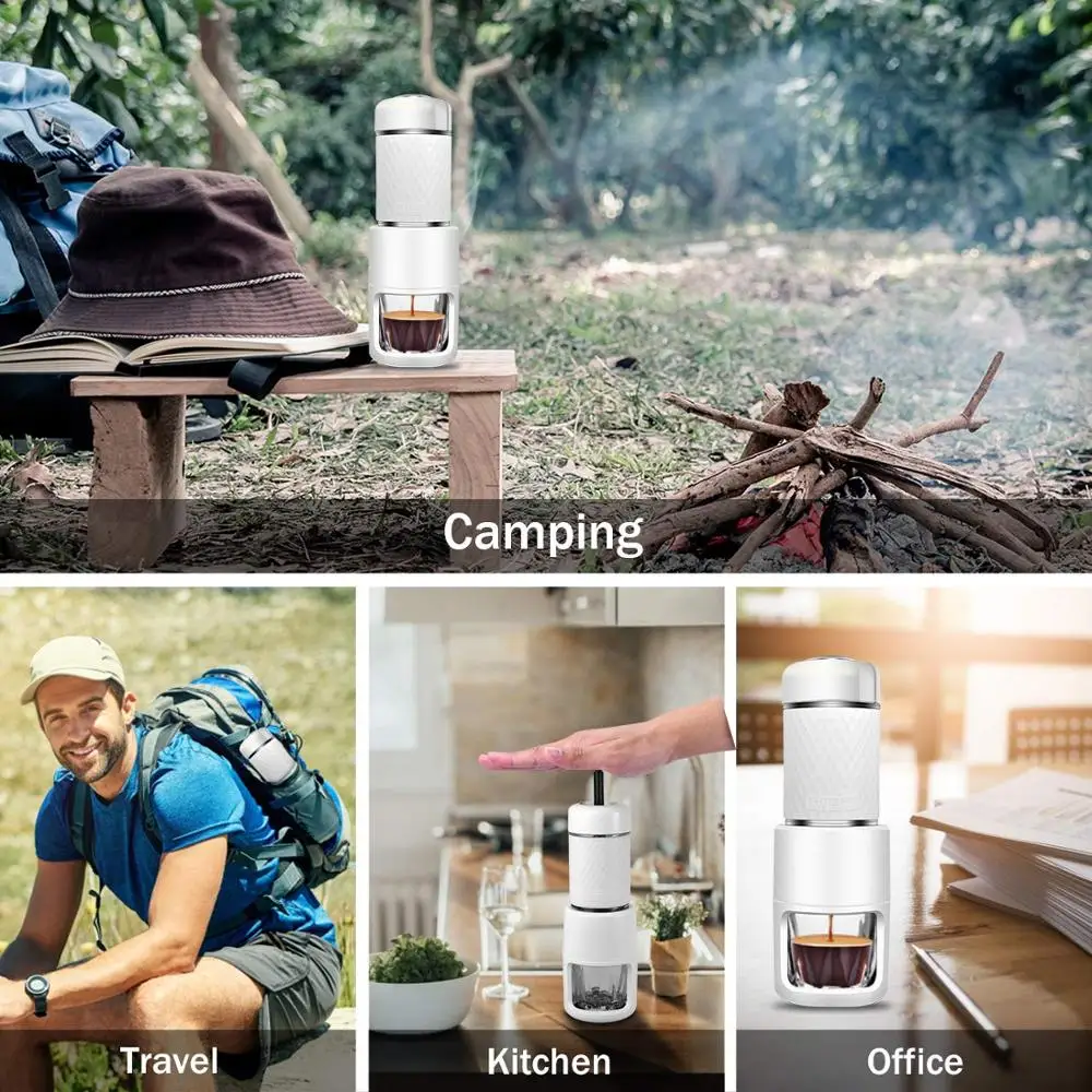 STARESSO SP-200 Многофункциональный Кофе чайник ручной машина белый новое руководство