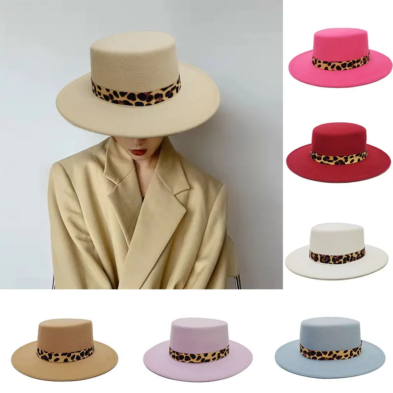 

Fedora Hats For Women Men High Crown Flat hat Cowboy Hat Unisex Retro Fedora Hats Fashion Panama Church Hat casquette шапка