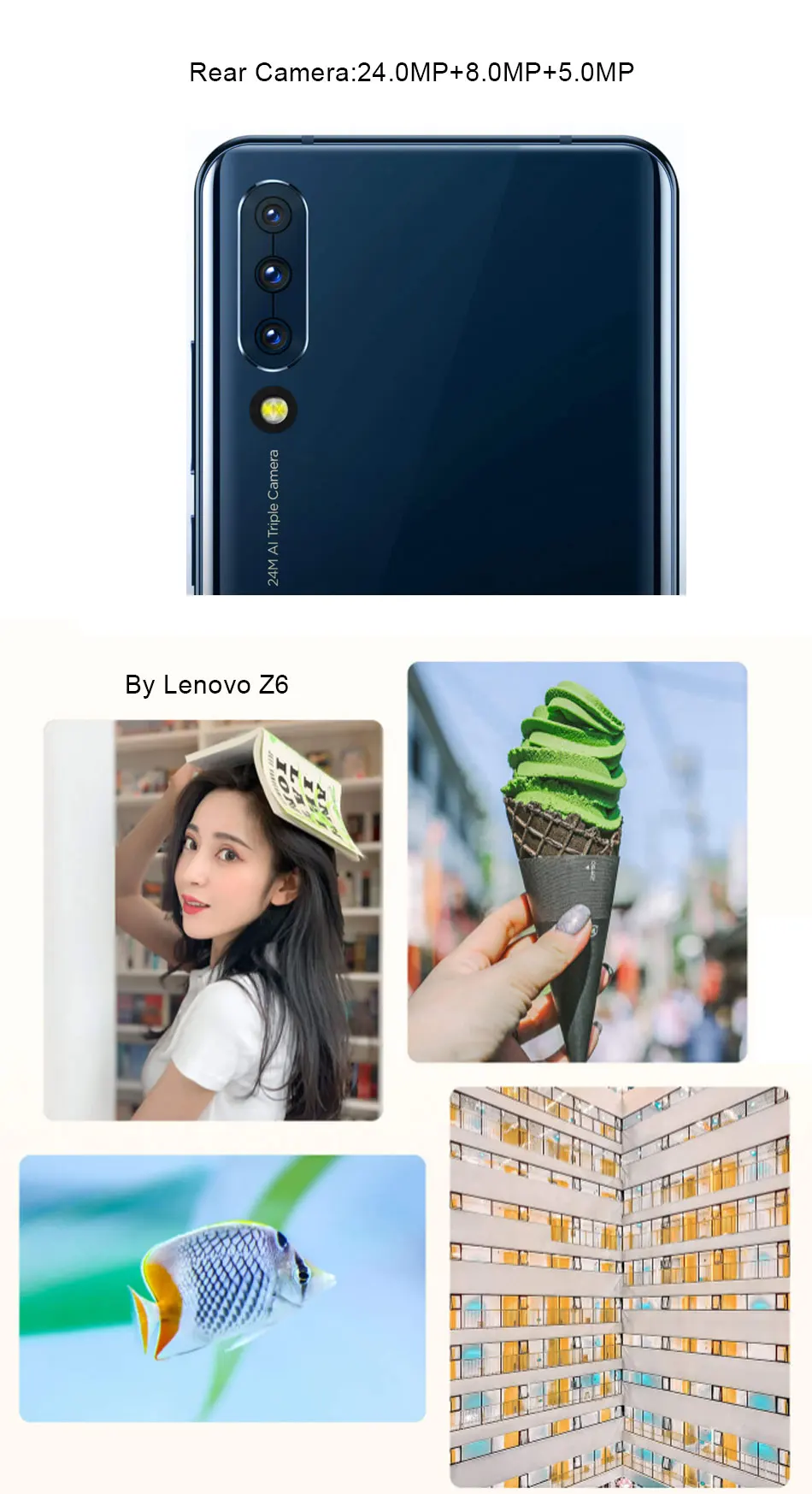Мобильный телефон lenovo Z6, Восьмиядерный процессор Snapdragon 730, 4G LTE, 6 ГБ/8 ГБ ОЗУ, 64 ГБ, 128 Гб ПЗУ, 6,39 дюйма, 4000 мА/ч, 4 камеры, телефон