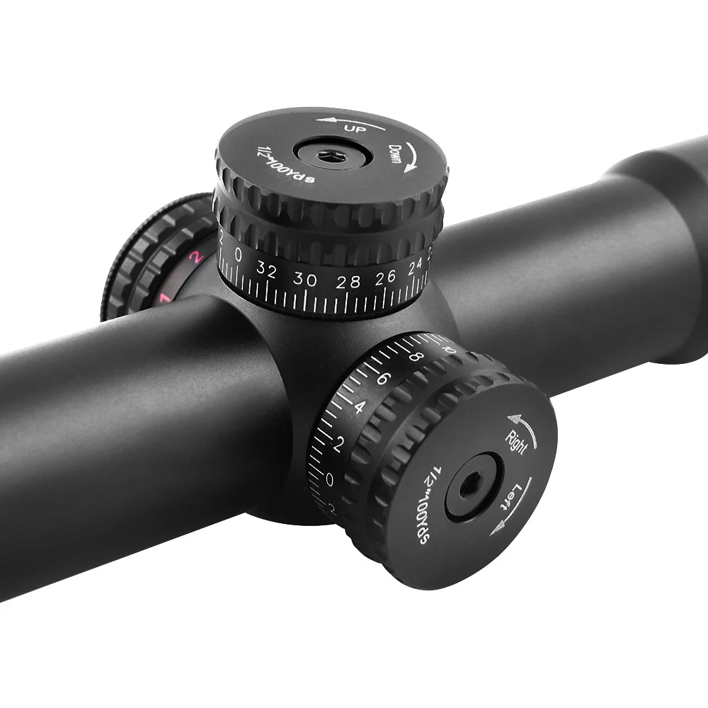 Оптический прицел SPINA OPTICS 1-6x28 тактический с тонкими краями стеклянная сетка