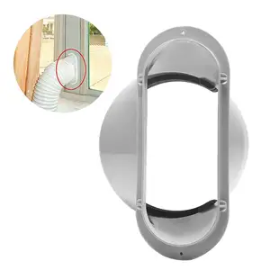 Портативный Регулируемый выхлопной шланг для кондиционера, плоский разъем, аксессуары для выхлопной трубы 13 см, перегородка для кондиционера